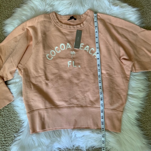 NWT J Crew Cocoa Beach Distressed Pullover - Picture 6 of 9